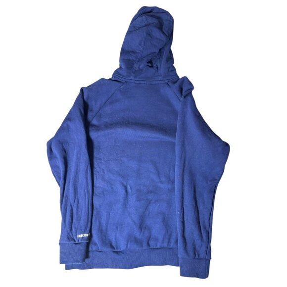 Adidas Originals Blue Trefoil Logo Hoodie Men’s Medium | Circle Logo Pullover Sw - Picture 3 of 6